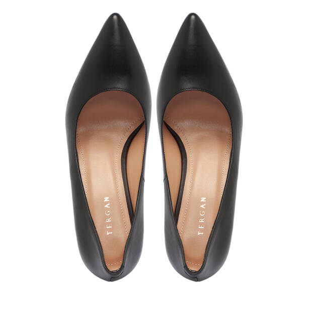 Siyah Deri Kadın Stiletto - K25S1AY68121-A23 - 5