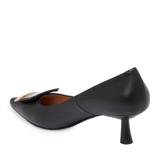 Siyah Deri Kadın Stiletto - K25S1AY68127-A23 - 2