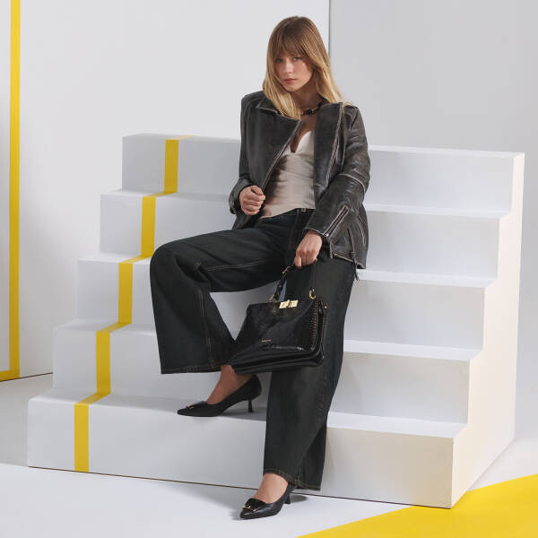 Siyah Hakiki Deri Kadın Stiletto - K25S1AY68127-A23 - 1