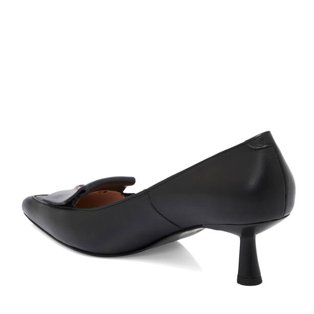 Siyah Deri Kadın Stiletto - K25S1AY68134-A23 - 2