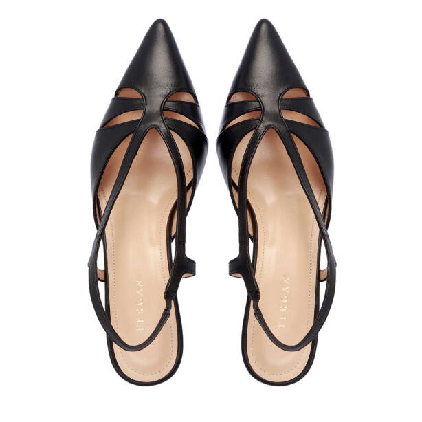 Siyah Hakiki Deri Kadın Stiletto - K25Y1AY67804-A23 - 5