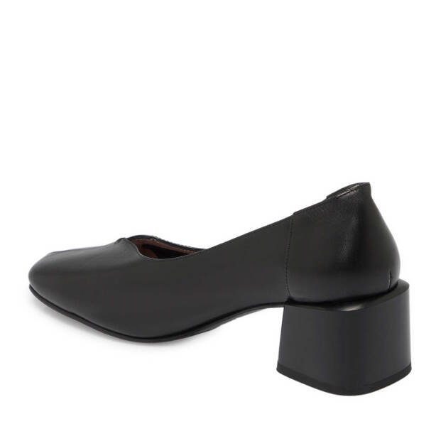 Siyah Hakiki Deri Kadın Topuklu Ayakkabı - K24I1AY67486-A23 - 3