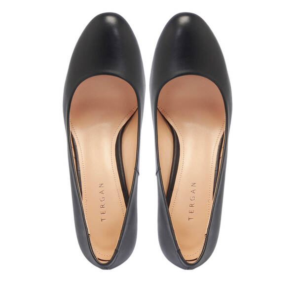 Siyah Hakiki Deri Kadın Topuklu Ayakkabı - K25I1AY67794-A23 - 5