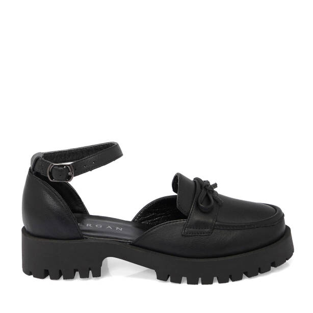 Siyah Hakiki Deri Kadın Topuklu Ayakkabı - K25I1AY67824-A23 - 1