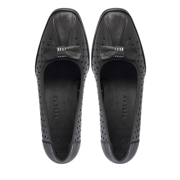 Siyah Hakiki Deri Kadın Topuklu Ayakkabı - K25I1AY67832-A23 - 5