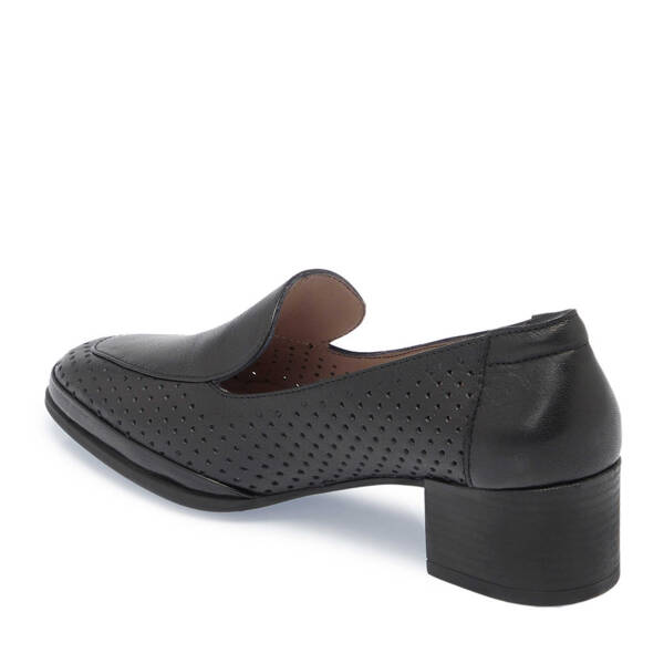 Siyah Hakiki Deri Kadın Topuklu Ayakkabı - K25I1AY67833-A23 - 3