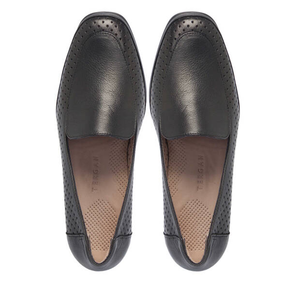 Siyah Hakiki Deri Kadın Topuklu Ayakkabı - K25I1AY67833-A23 - 5