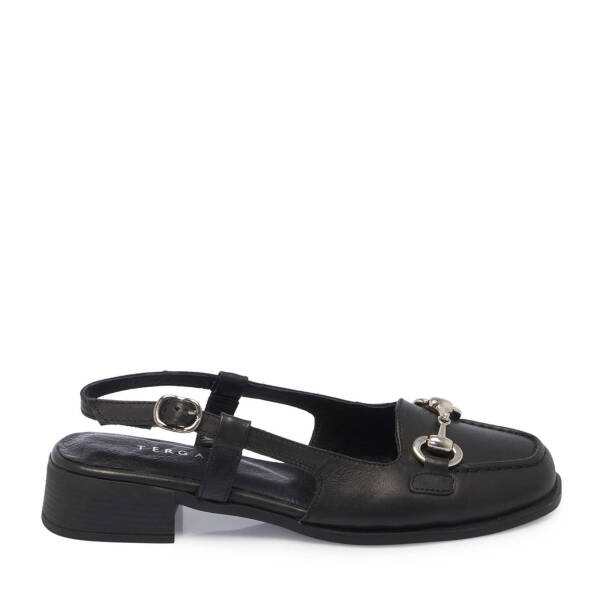 Siyah Hakiki Deri Kadın Topuklu Ayakkabı - K25Y1AY67947-A23 - 1