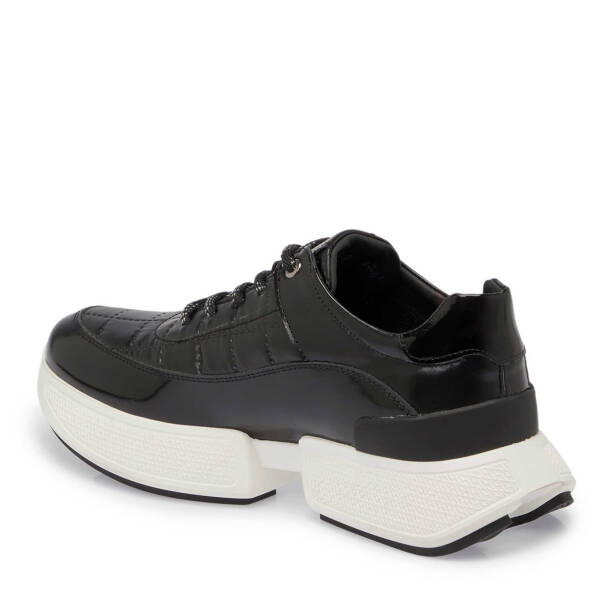 Siyah Deri - Tekstil Erkek Sneaker - E24S1AY57060-K0N - Tergan