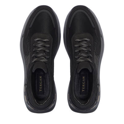Siyah Deri - Tekstil Erkek Sneaker - E25I1AY57288-A64 - 5