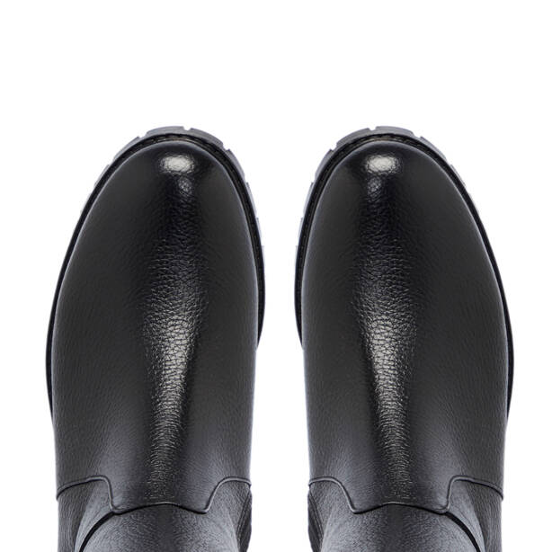 Siyah Deri - Tekstil Kadın Çizme - K25K1CM68263-A41 - 5