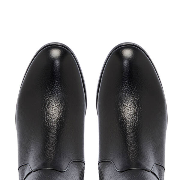 Siyah Deri - Tekstil Kadın Çizme - K25K1CM68265-A41 - 5