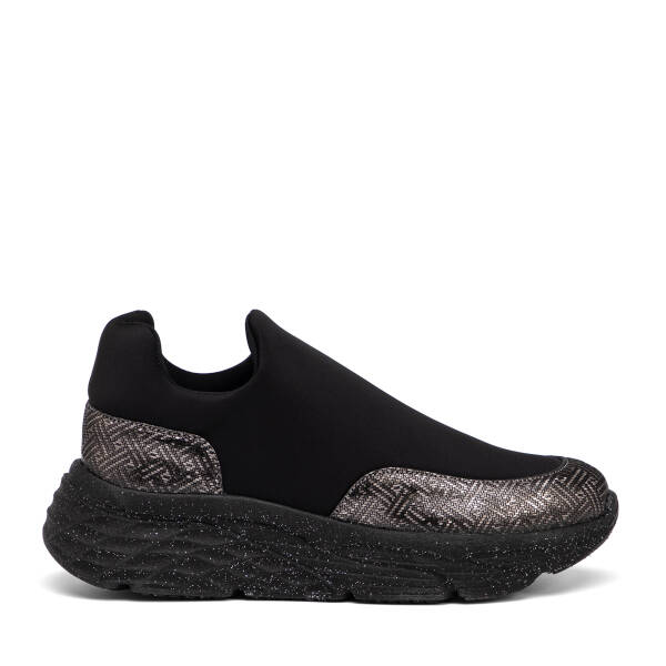 Siyah Deri-Tekstil Kadın Sneaker - K25I1AY67903-A23 - 1