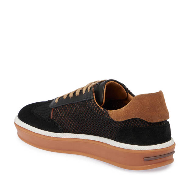 Siyah Deri - Tekstil Kadın Sneaker - K25I1AY68120-A01 - Tergan