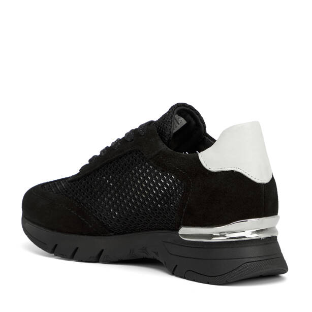 Siyah Deri-Tekstil Kadın Sneaker - K26I1AY68621-A01 - 4