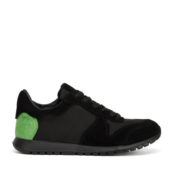 Siyah Deri-Tekstil Kadın Sneaker - K26I1AY68647-V1X - 1
