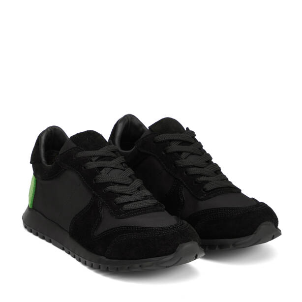 Siyah Deri-Tekstil Kadın Sneaker - K26I1AY68647-V1X - 2