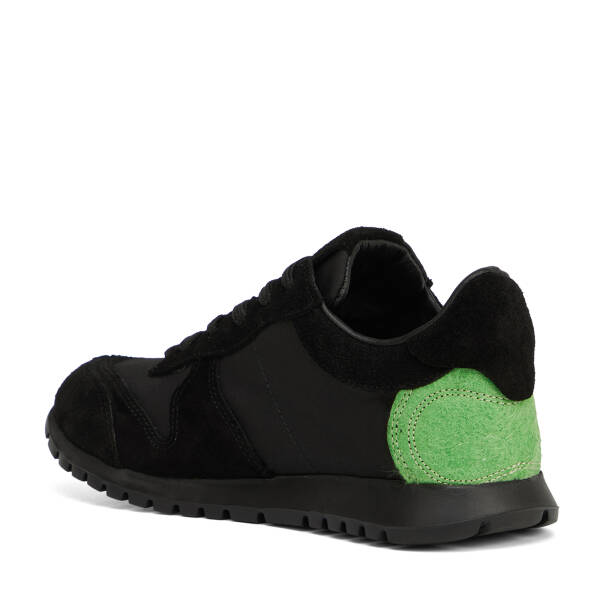 Siyah Deri-Tekstil Kadın Sneaker - K26I1AY68647-V1X - 4