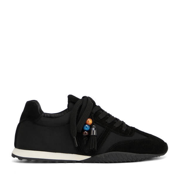 Siyah Deri-Tekstil Kadın Sneaker - K26I1AY68649-V1X - 1