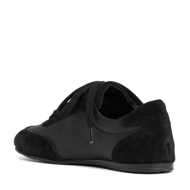 Siyah Deri-Tekstil Kadın Sneaker - K26S1AY68841-V1X - 4