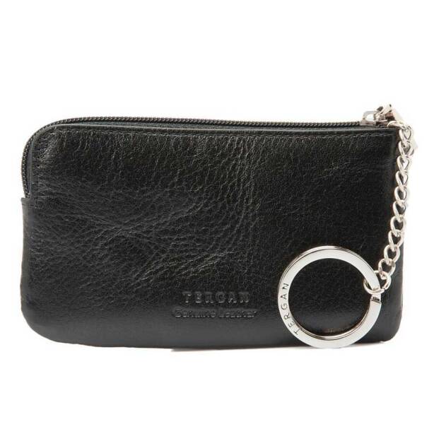 Siyah Deri Unisex Anahtarlık - S1AN00000063-A97 - 2