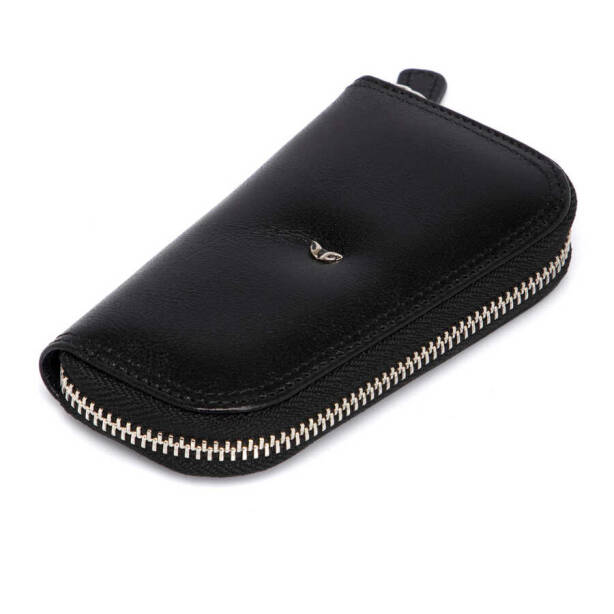 Siyah Deri Unisex Anahtarlık - S1AN00000090-A97 