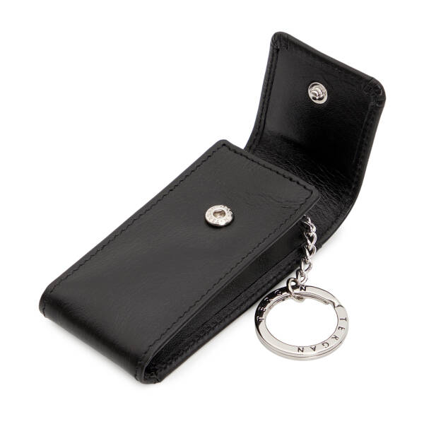 Siyah Deri Unisex Anahtarlık - S1AN00000095-B06 - 2