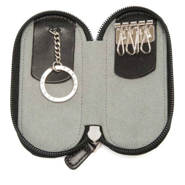Siyah Deri Unisex Anahtarlık - S1AN00000096-A97 - 2
