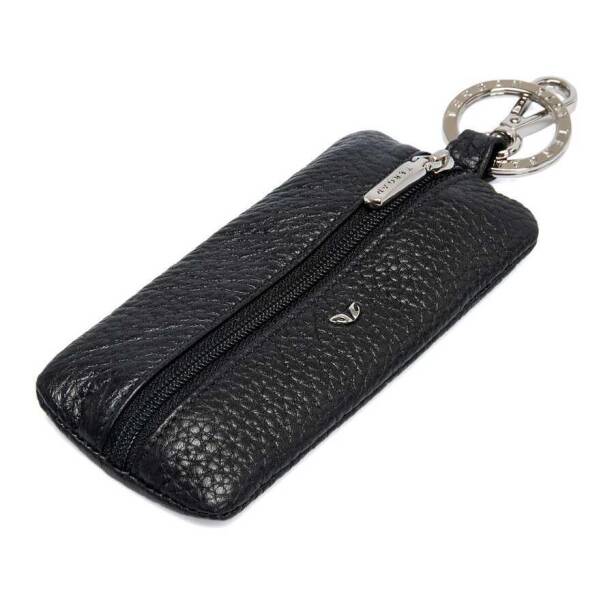 Siyah Deri Unisex Anahtarlık - S1AN00000129-A6F - Tergan