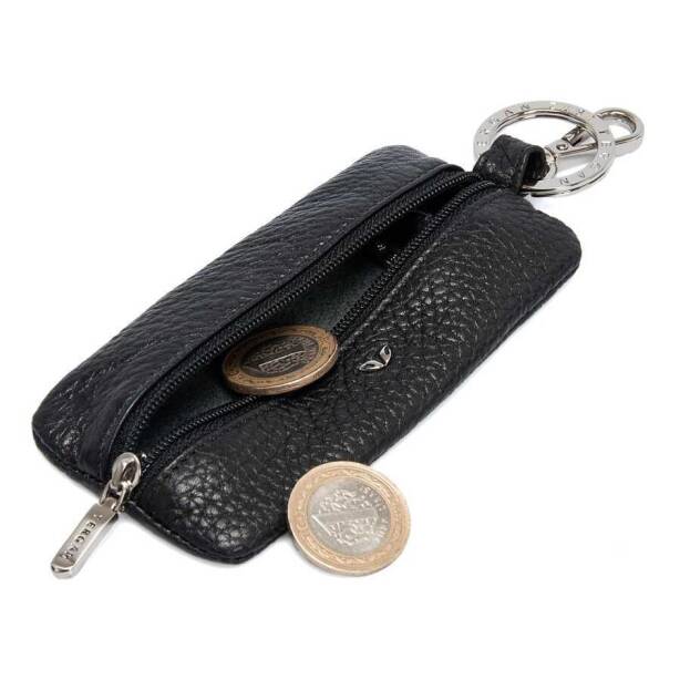 Siyah Deri Unisex Anahtarlık - S1AN00000129-A6F - Tergan