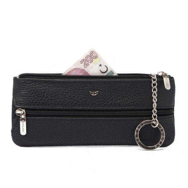 Siyah Deri Unisex Anahtarlık - S1AN00000157-A41 - 2
