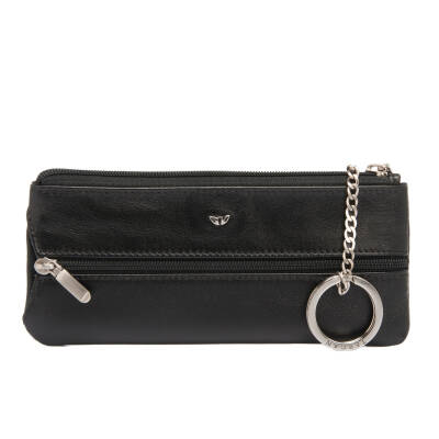 Siyah Deri Unisex Anahtarlık - S1AN00000157-B06 - 2