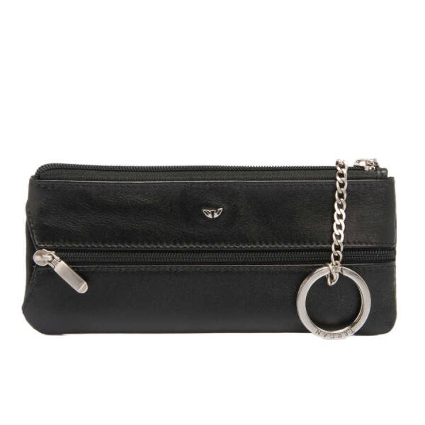 Siyah Deri Unisex Anahtarlık - S1AN00000157-B06 - 2