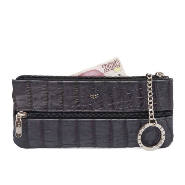 Siyah Deri Unisex Anahtarlık - S1AN00000157-H44 - 2