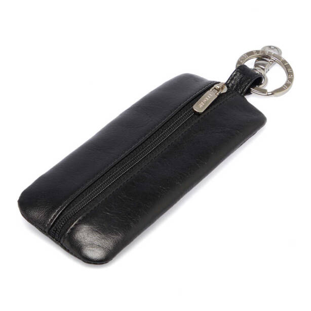 Siyah Deri Unisex Anahtarlık - S1AN00000192-B06 - Tergan
