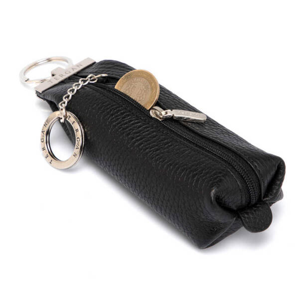 Siyah Deri Unisex Anahtarlık - S1AN00000193-A41 - 2