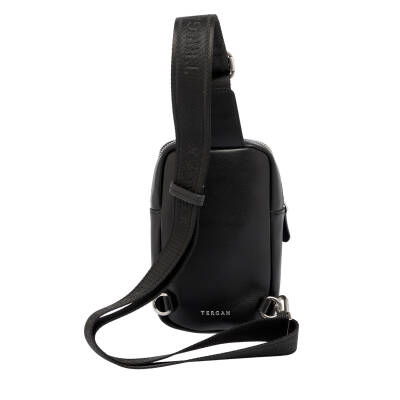 Siyah Deri Unisex Çapraz Askılı Çanta - S1AC00021514-A85 - 3