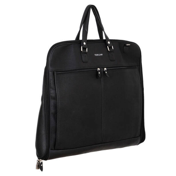 Siyah Deri Unisex Elbiselik - S1EL00021394-A6F - Tergan