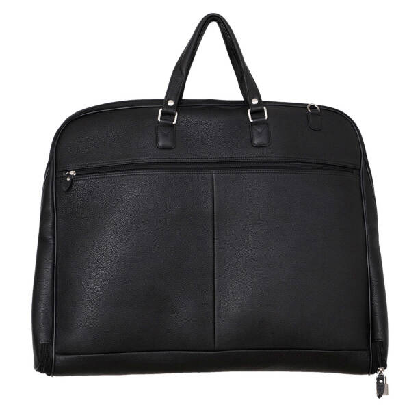 Siyah Deri Unisex Elbiselik - S1EL00021394-A6F - Tergan