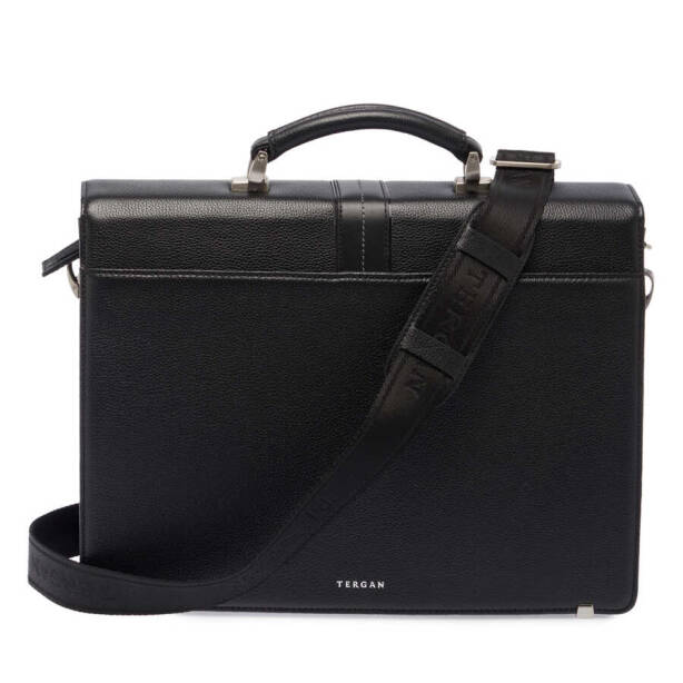 Siyah Hakiki Deri Unisex Evrak Çantası - S1EV00002906-A6F - 3