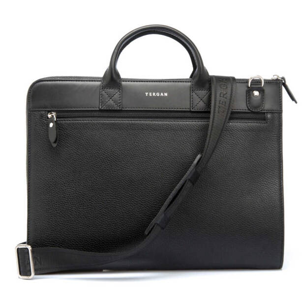 Siyah Hakiki Deri Unisex Evrak Çantası - S1EV00021218-D3H - Tergan