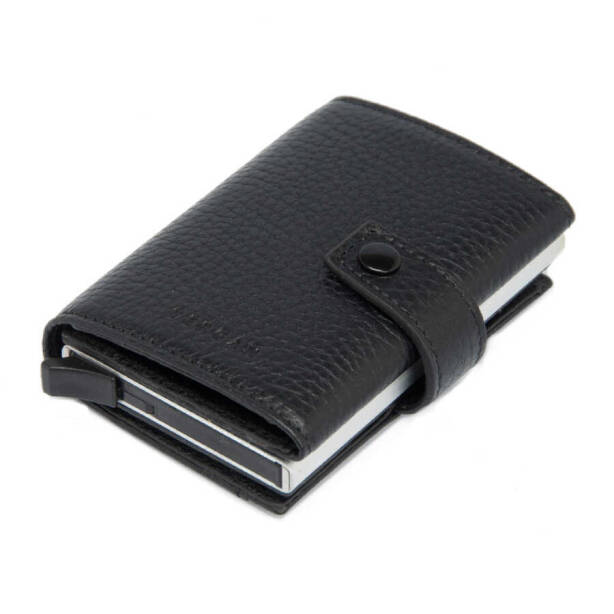 Siyah Hakiki Deri Unisex Kredi Kartlık - S1KK00000263-A41 