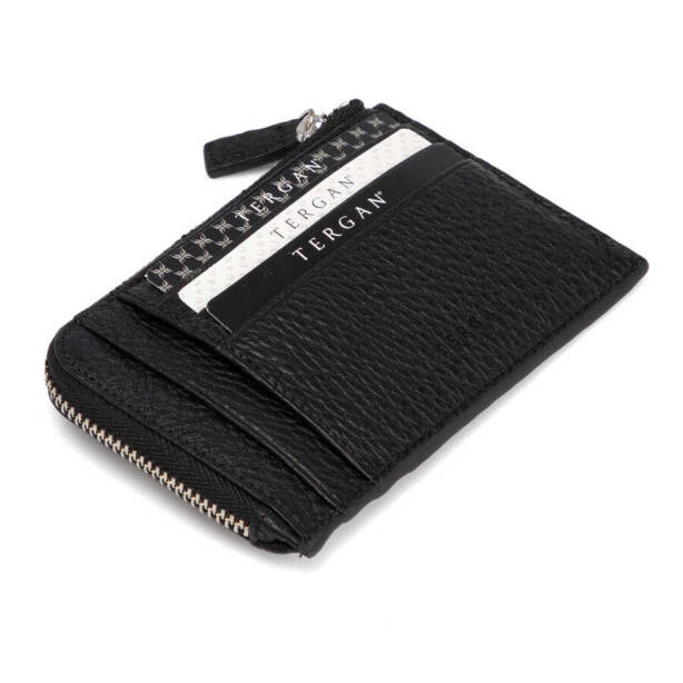 Siyah Hakiki Deri Unisex Kredi Kartlık - S1KK00000265-A41 
