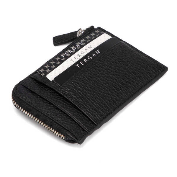 Siyah Hakiki Deri Unisex Kredi Kartlık - S1KK00000265-A41 - 1
