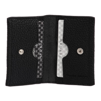  Siyah Deri Unisex Kredi Kartlık - S1KK00000266-A41 - 2
