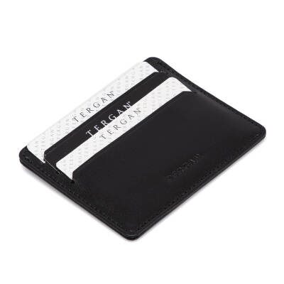  Siyah Deri Unisex Kredi Kartlık - S1KK00001050-A55 