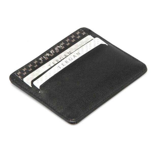 Siyah Hakiki Deri Unisex Kredi Kartlık - S1KK00001050-B06 