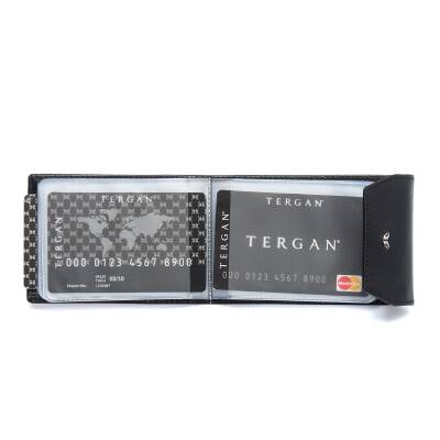  Siyah Deri Unisex Kredi Kartlık - S1KK00001193-B06 - 2