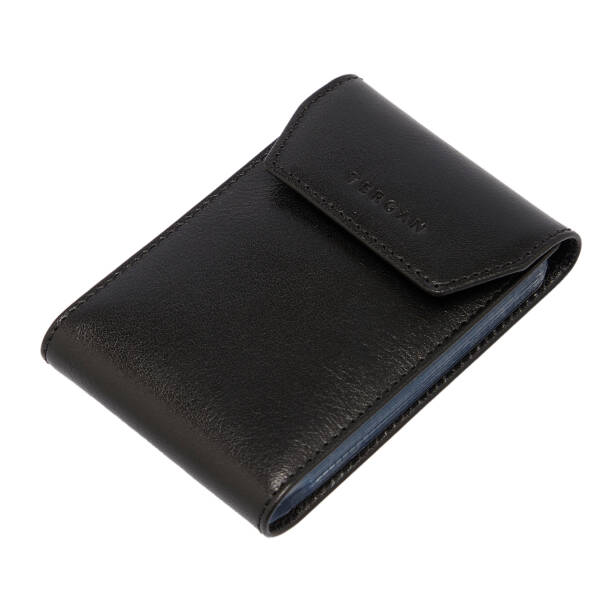 Siyah Deri Unisex Kredi Kartlık - S1KK00001193-B06 