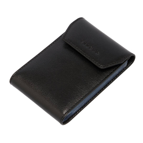Siyah Deri Unisex Kredi Kartlık - S1KK00001193-B06 - 1
